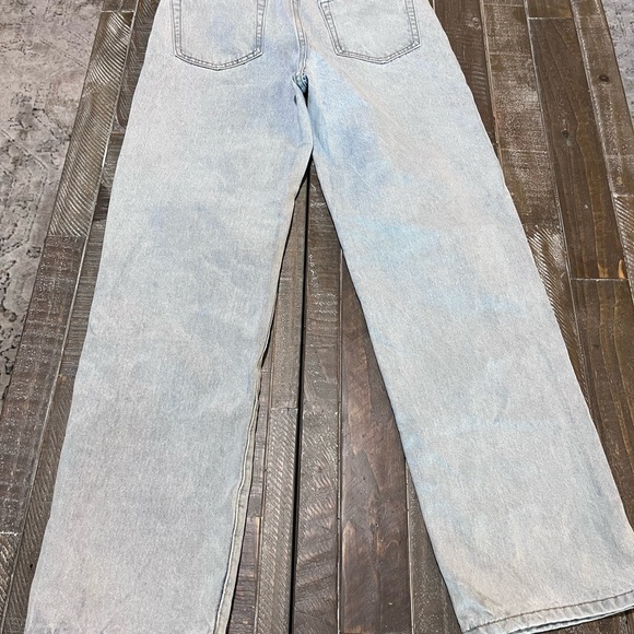 Edikted Light Blue Distressed Women Jeans - Picture 3 of 8